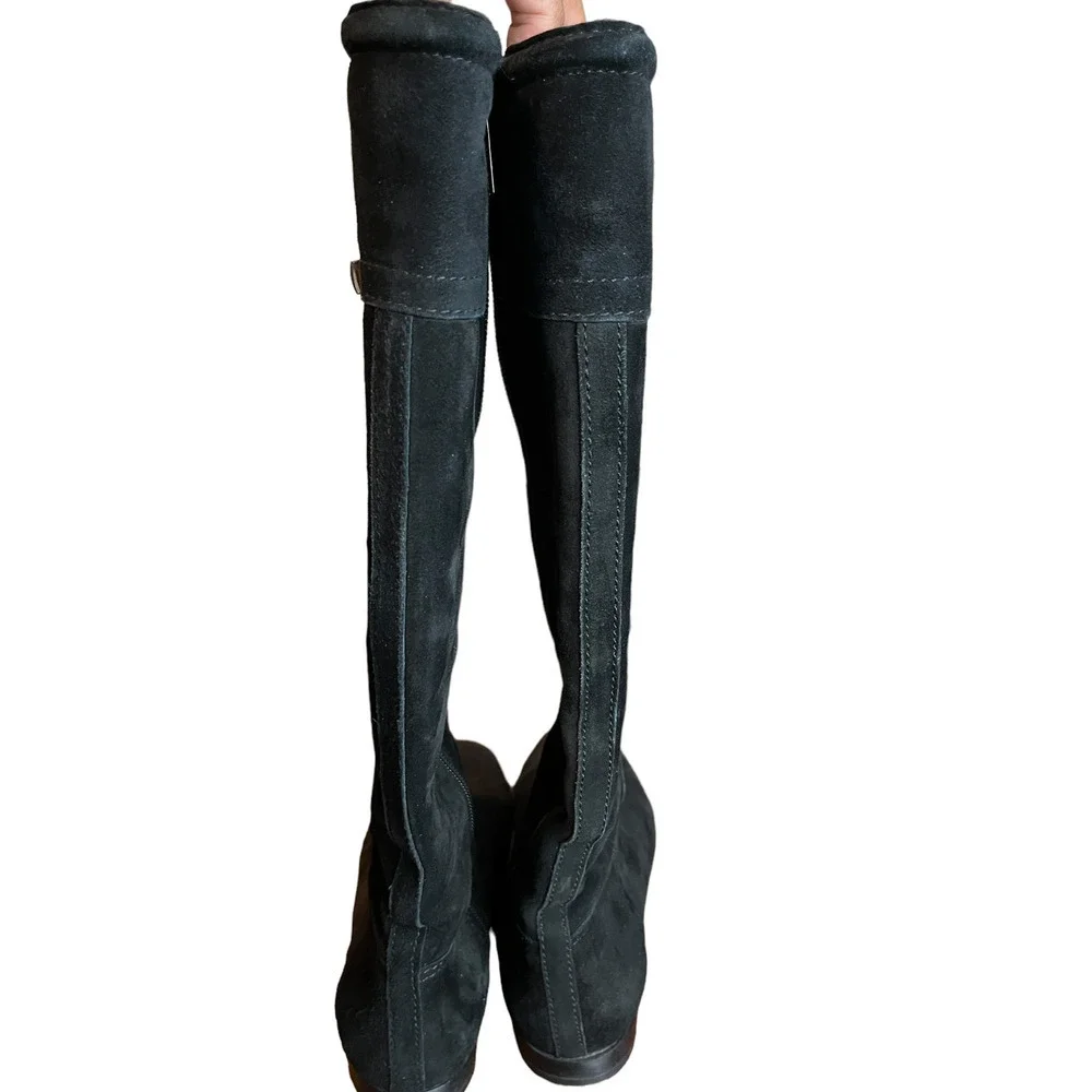 Tory Burch Selma Suede Boots -#4196